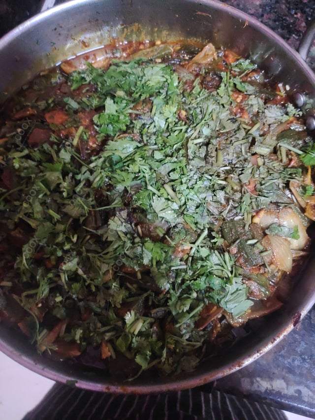 Delicious Bhindi do Pyaza prepared by COOX