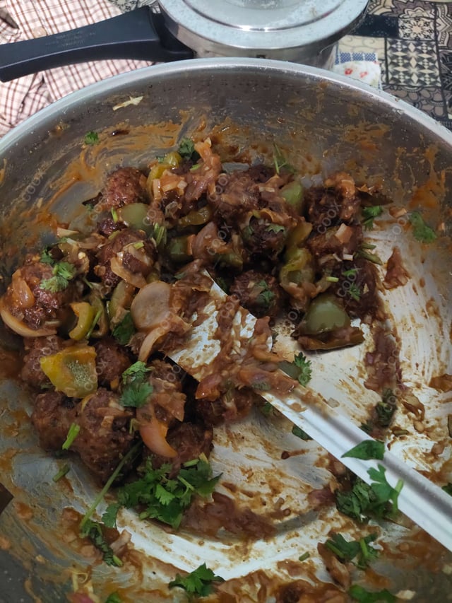 Delicious Veg Manchurian (Dry) prepared by COOX