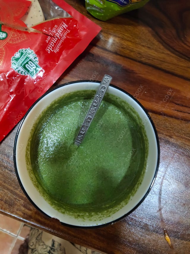 Delicious Green Chutney prepared by COOX
