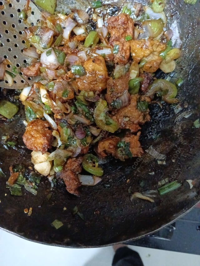 Tasty Chicken Manchurian (Dry) cooked by COOX chefs cooks during occasions parties events at home