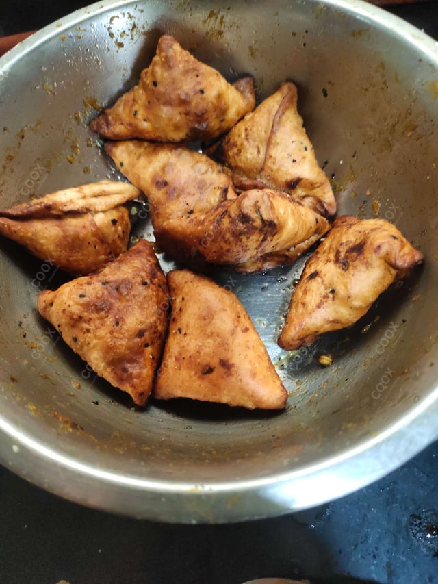 Delicious Mini Samosas prepared by COOX
