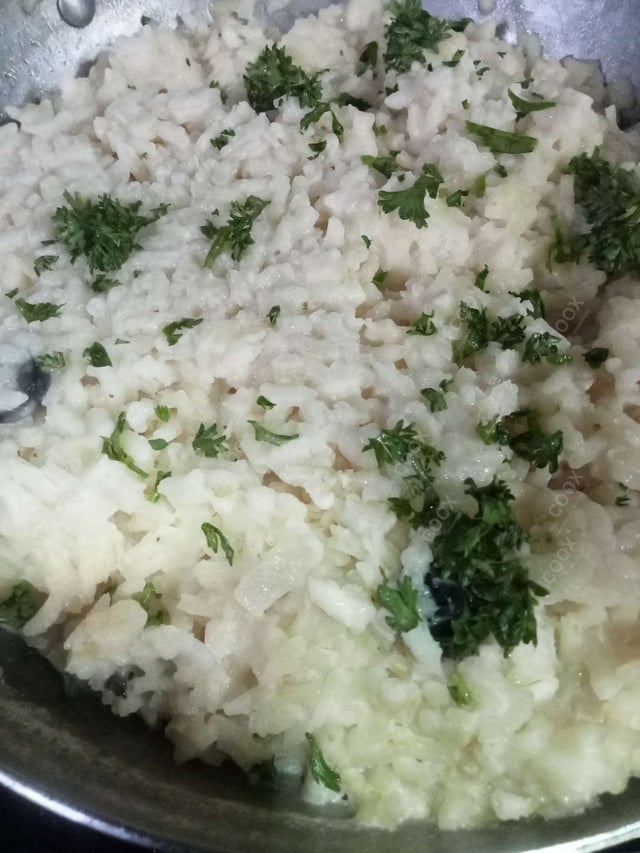 Tasty Veg Risotto cooked by COOX chefs cooks during occasions parties events at home