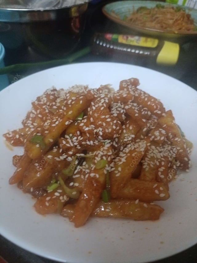Delicious Honey Chilli Potato prepared by COOX
