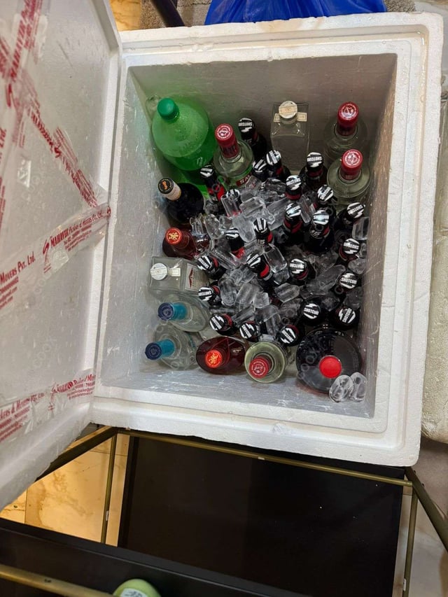 Tasty Blue Lagoon cooked by COOX chefs cooks during occasions parties events at home