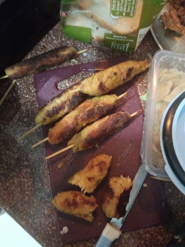 Delicious Chicken Seekh Kebab prepared by COOX
