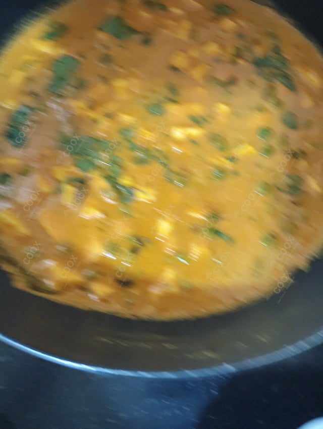 Delicious Matar Paneer prepared by COOX