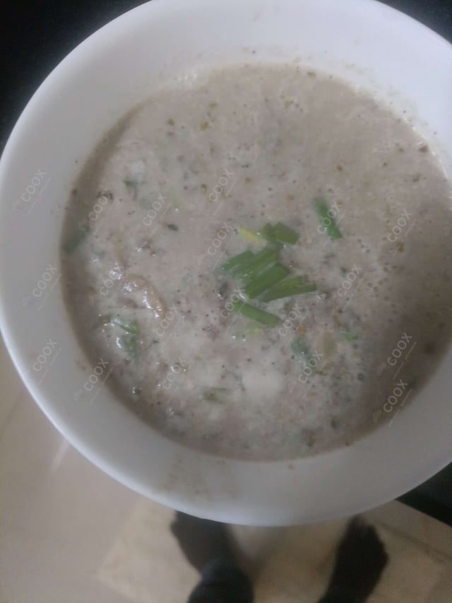 Delicious Cream of Mushroom prepared by COOX