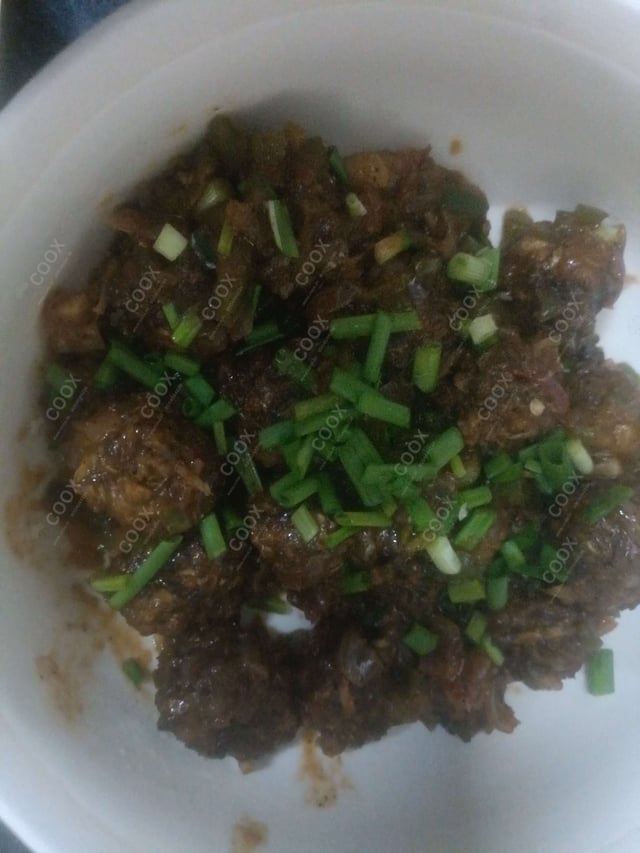 Delicious Veg Manchurian (Dry) prepared by COOX