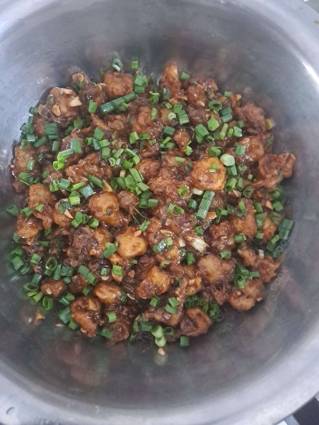 Delicious Veg Manchurian (Dry) prepared by COOX