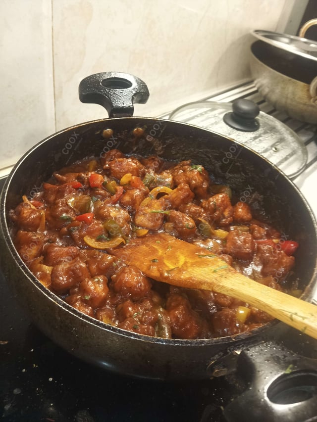 Delicious Chilli Paneer (Dry) prepared by COOX