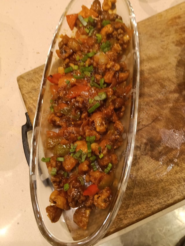 Delicious Chilli Mushroom prepared by COOX