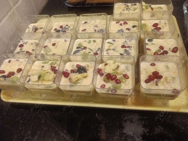 Delicious Fruit Cream prepared by COOX