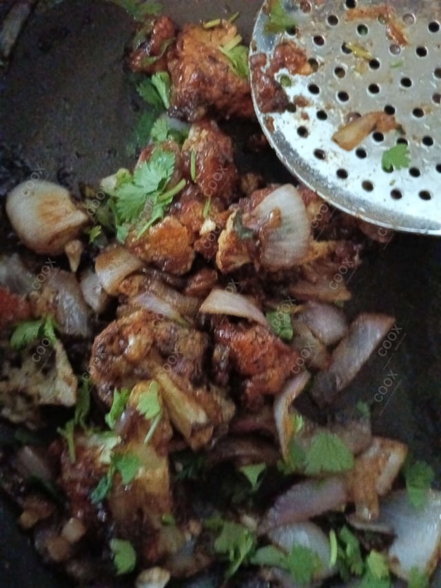 Delicious Chilli Paneer (Dry) prepared by COOX