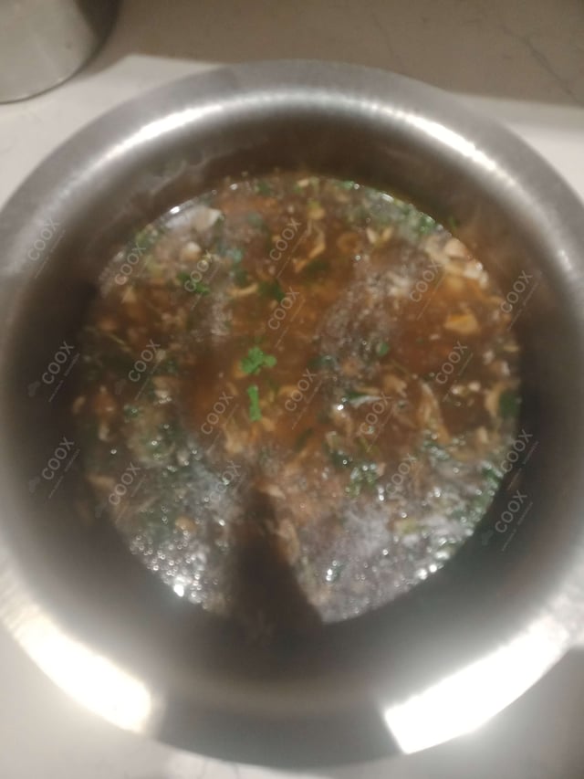 Tasty Chicken Hot & Sour Soup cooked by COOX chefs cooks during occasions parties events at home