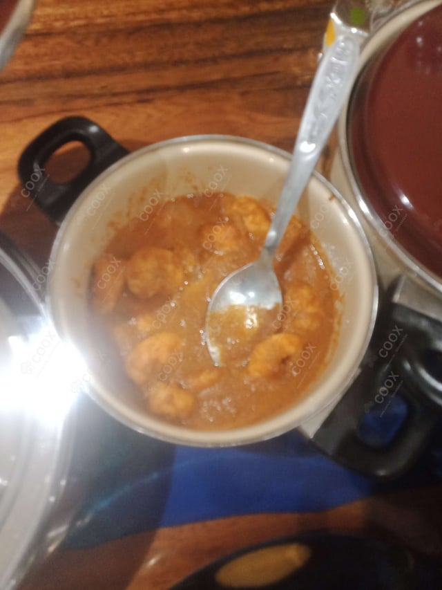 Tasty Prawn Curry cooked by COOX chefs cooks during occasions parties events at home