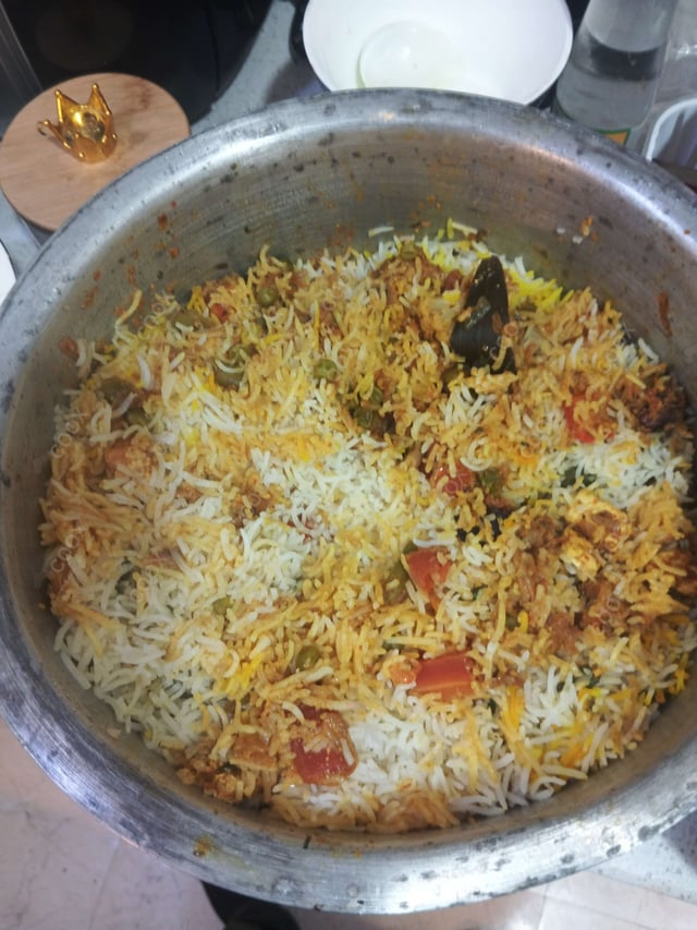 Delicious Veg Biryani prepared by COOX