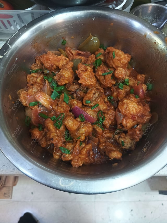 Delicious Chilli Mushroom prepared by COOX