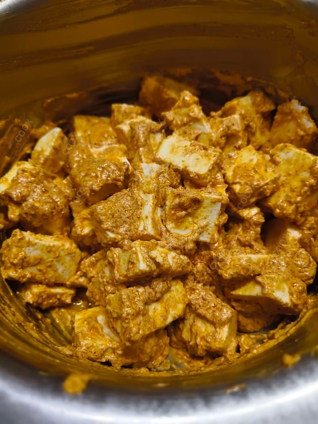 Delicious Paneer Tikka prepared by COOX