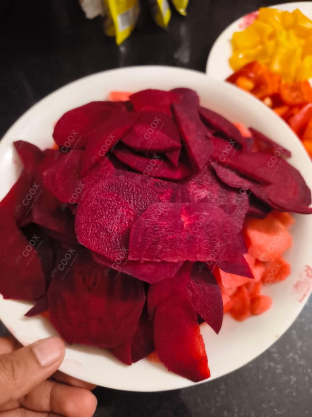 Delicious Salad, Papad prepared by COOX