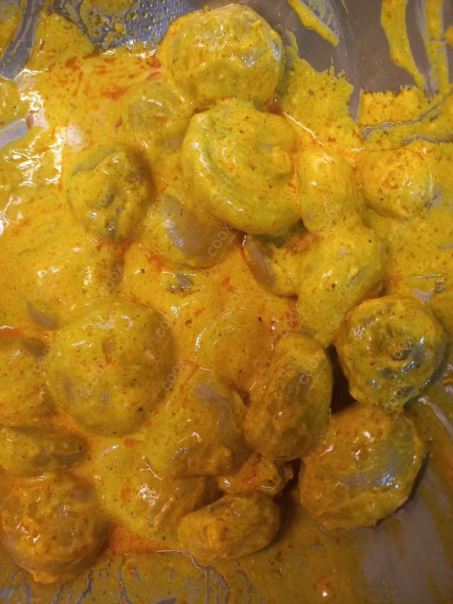 Delicious Mushroom Tikka prepared by COOX