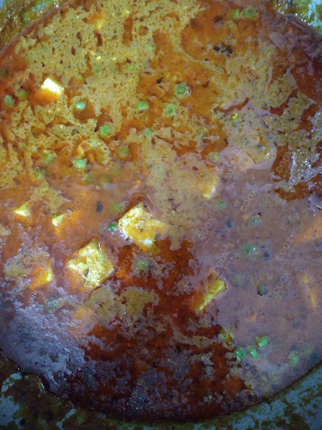 Delicious Matar Paneer prepared by COOX