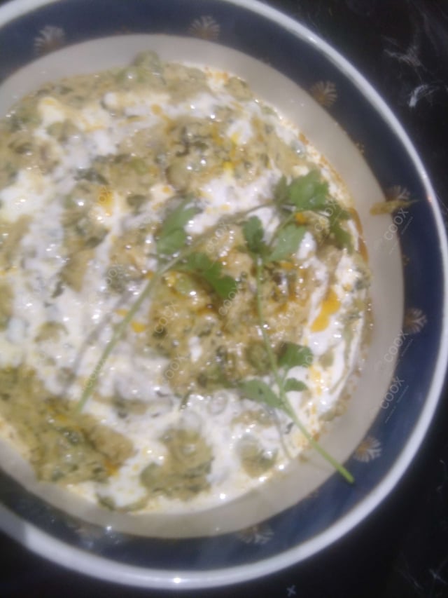 Delicious Methi Matar Malai prepared by COOX