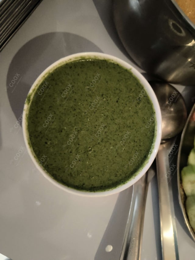 Delicious Green Chutney prepared by COOX