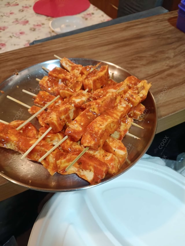 Delicious Thai Paneer Satay prepared by COOX