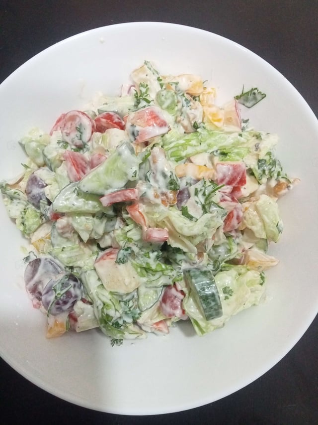 Tasty Waldorf Salad cooked by COOX chefs cooks during occasions parties events at home