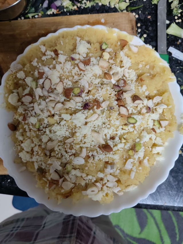 Delicious Moong Dal Halwa prepared by COOX