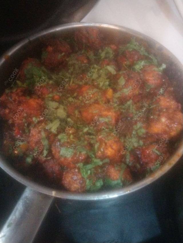Delicious Veg Manchurian (Dry) prepared by COOX