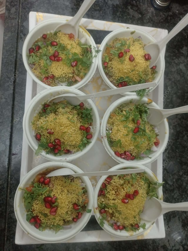 Tasty Ragda Pattice cooked by COOX chefs cooks during occasions parties events at home