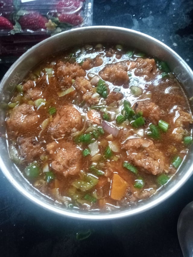 Delicious Veg Manchurian (Gravy) prepared by COOX