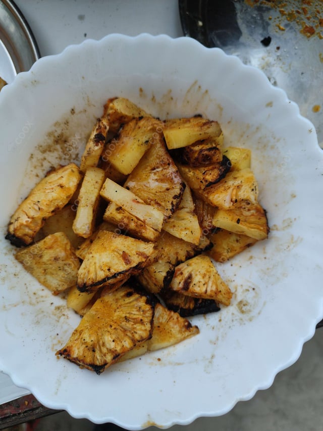 Delicious Tandoori Pineapple prepared by COOX