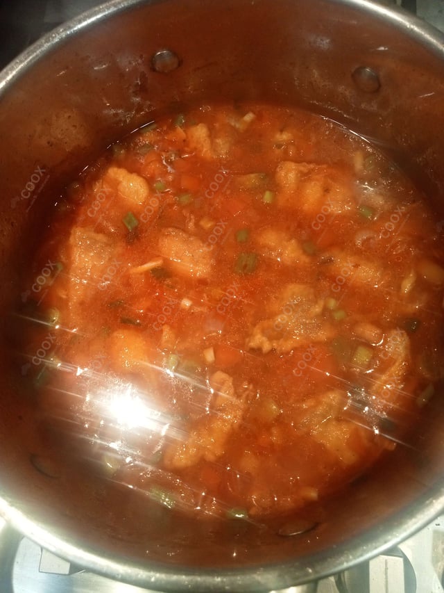 Tasty Thai Chilli Fish (Gravy) cooked by COOX chefs cooks during occasions parties events at home