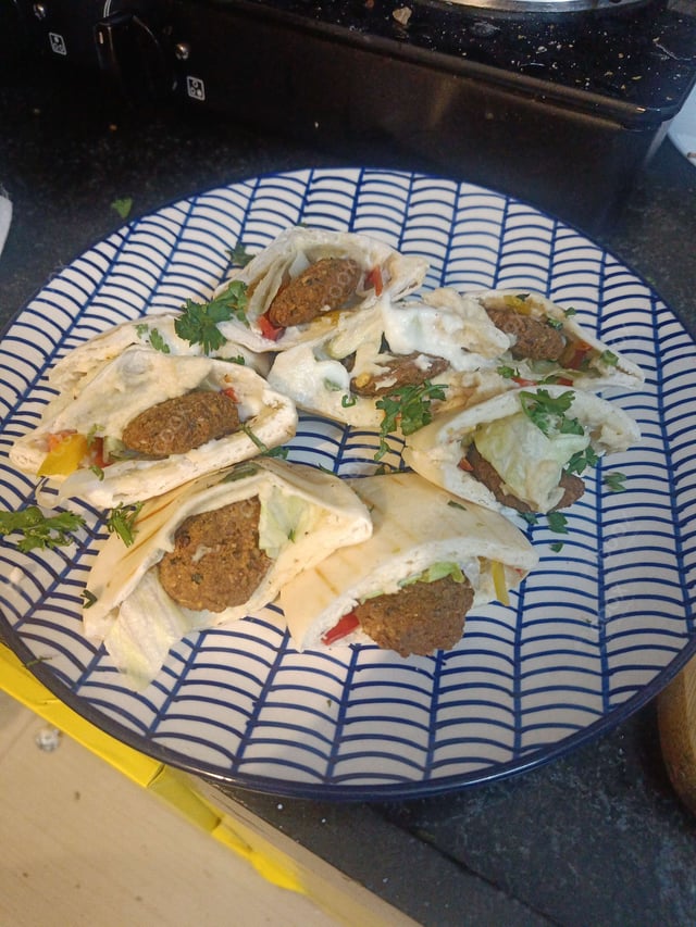 Delicious Falafel Pockets prepared by COOX