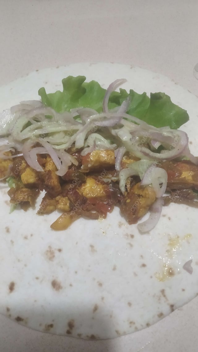 Tasty Veg Kathi Rolls cooked by COOX chefs cooks during occasions parties events at home