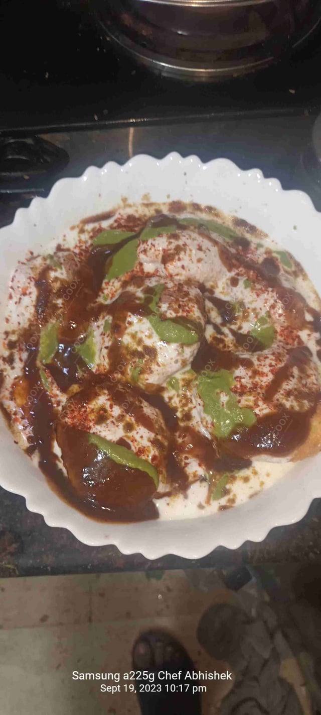 Delicious Dahi Bhalla prepared by COOX