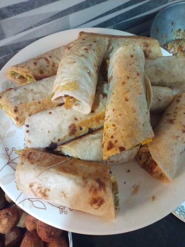 Tasty Paneer Shawarma cooked by COOX chefs cooks during occasions parties events at home