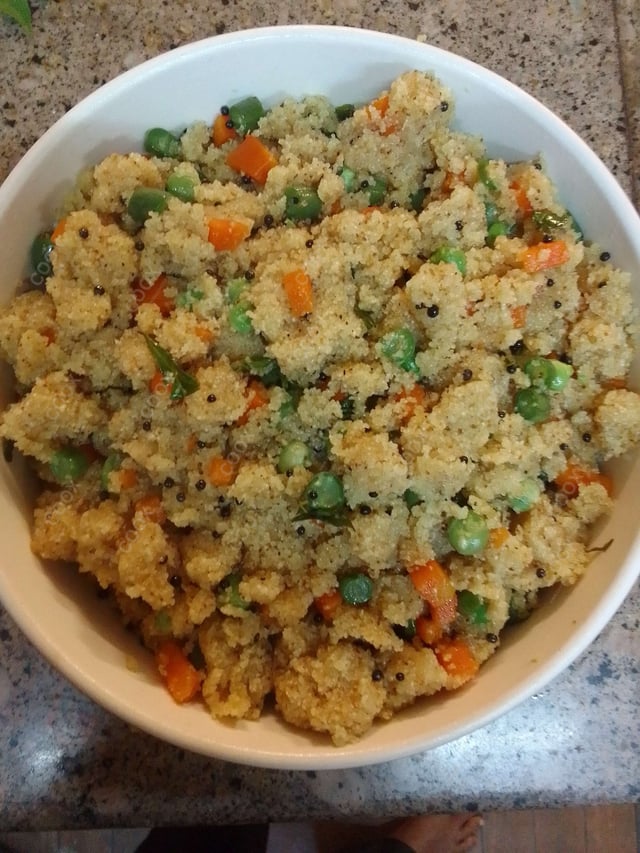 Tasty Upma cooked by COOX chefs cooks during occasions parties events at home