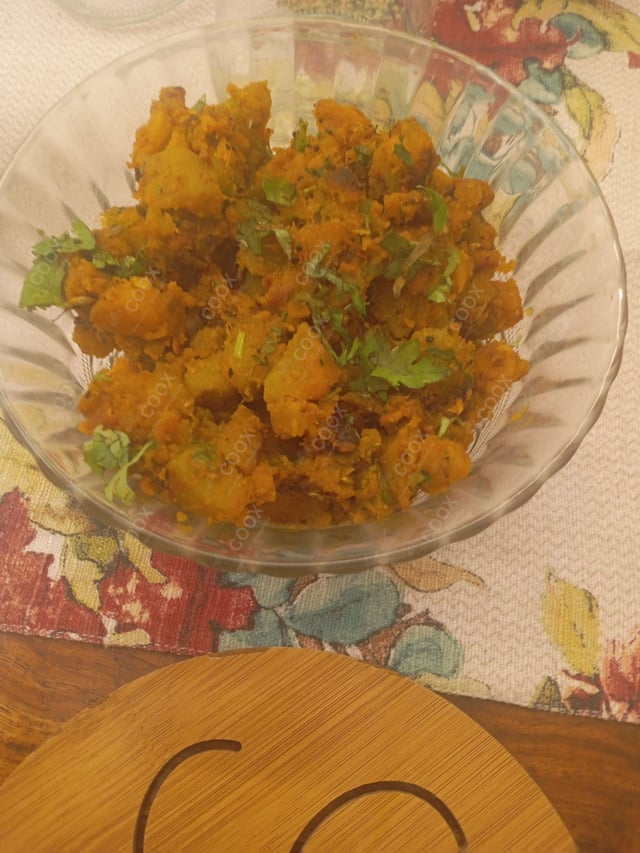 Tasty Kaddu ki Sabzi cooked by COOX chefs cooks during occasions parties events at home