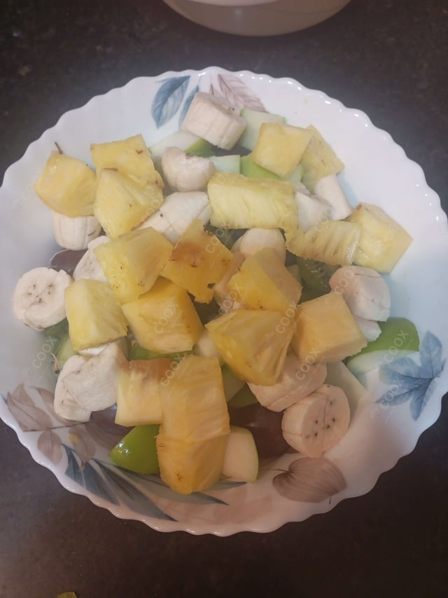 Tasty Fruit Chaat cooked by COOX chefs cooks during occasions parties events at home