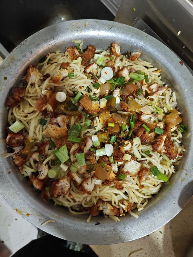Tasty Chicken Chilli Garlic Noodles cooked by COOX chefs cooks during occasions parties events at home