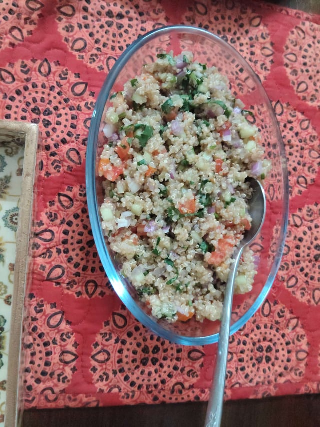 Tasty Quinoa Salad cooked by COOX chefs cooks during occasions parties events at home