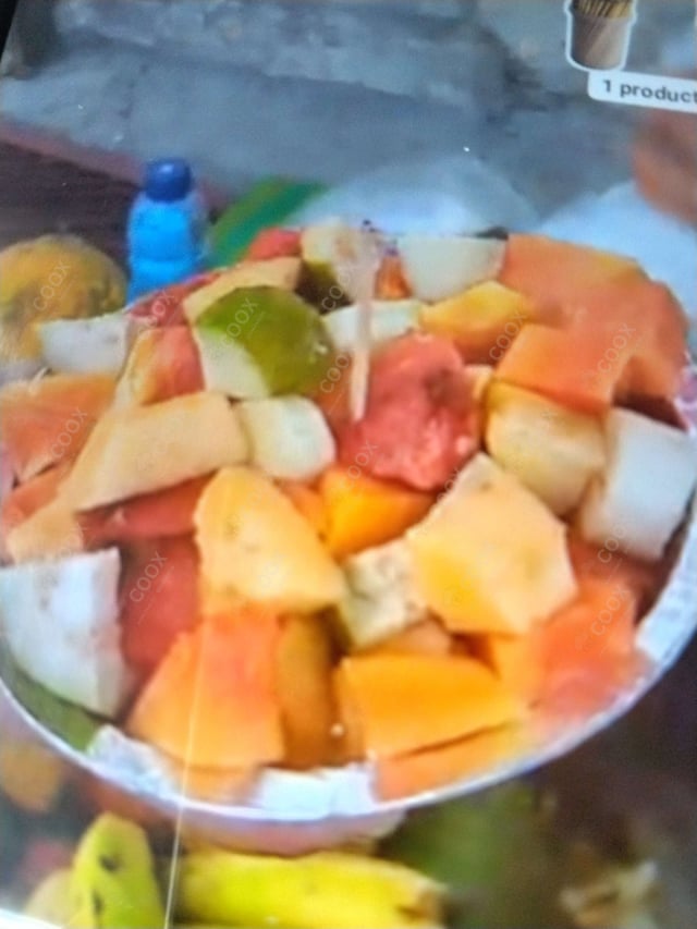 Tasty Fruit Chaat cooked by COOX chefs cooks during occasions parties events at home
