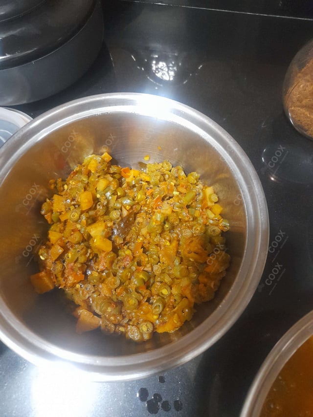Tasty Beans ki Sabzi cooked by COOX chefs cooks during occasions parties events at home