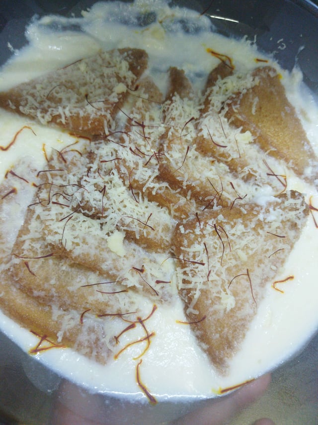 Delicious Shahi Tukda prepared by COOX