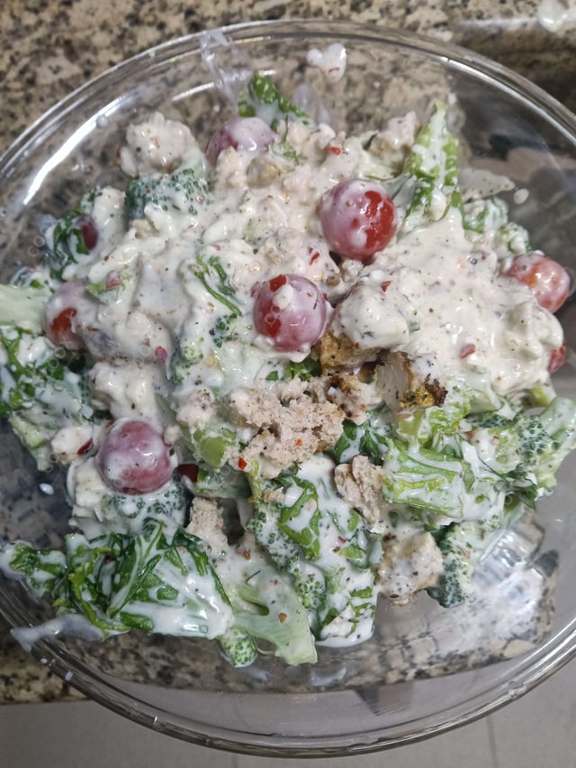 Tasty Chicken Caesar Salad cooked by COOX chefs cooks during occasions parties events at home