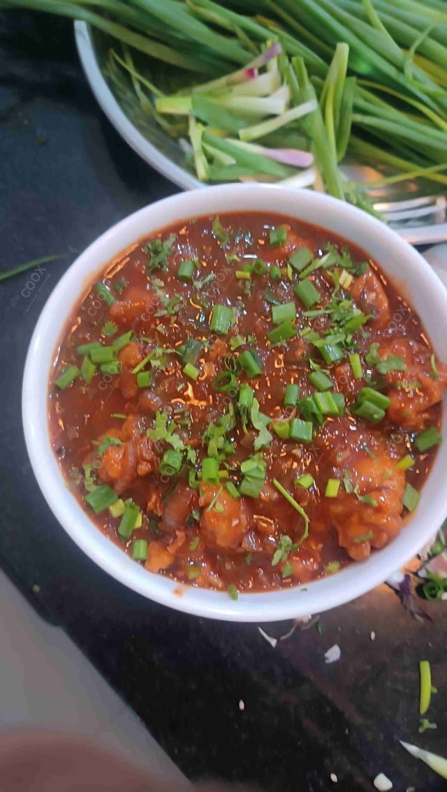 Tasty Chicken Manchurian (Gravy) cooked by COOX chefs cooks during occasions parties events at home