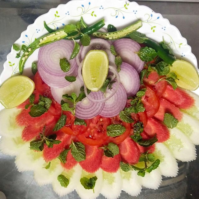 Tasty Salad, Papad cooked by COOX chefs cooks during occasions parties events at home